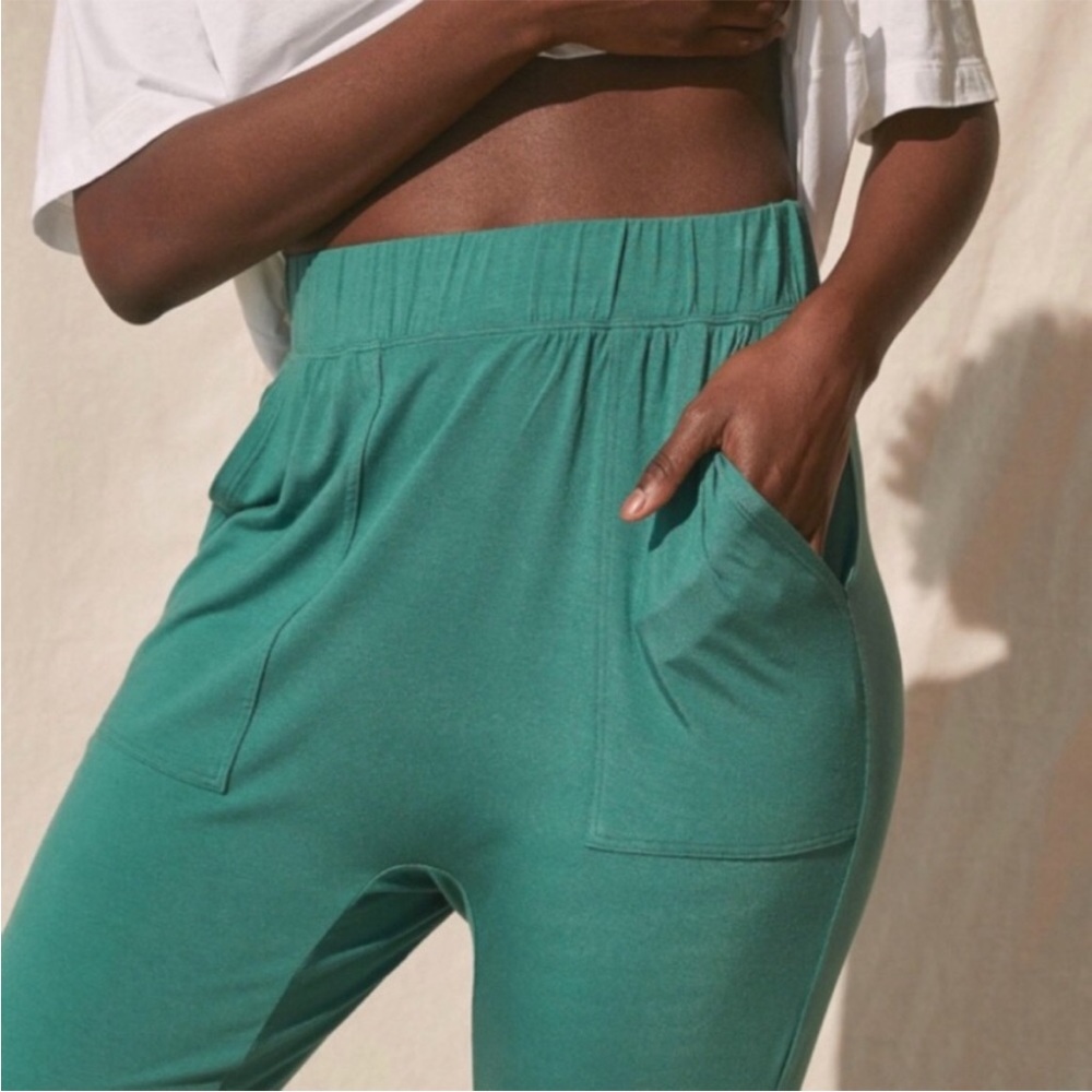 New Lunya Soft Modal Draped Joggers View 3